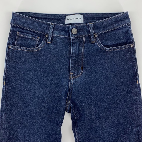 Dish Denim Dark Blue Adaptive Denim Skinny Jeans, 25 x 31 - Picture 7 of 16